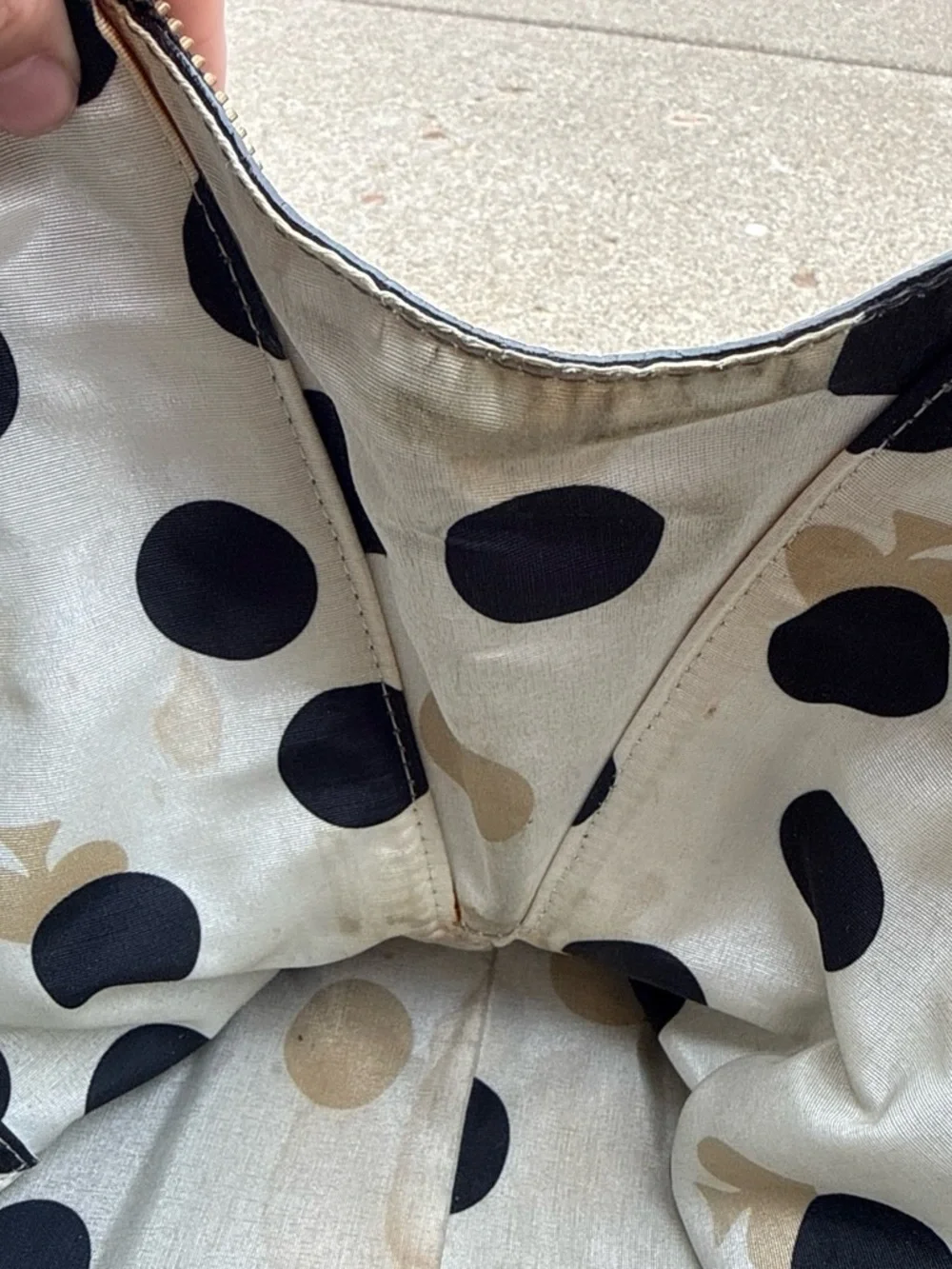 kate spade New York Navy Pebbled Leather Hobo Bag